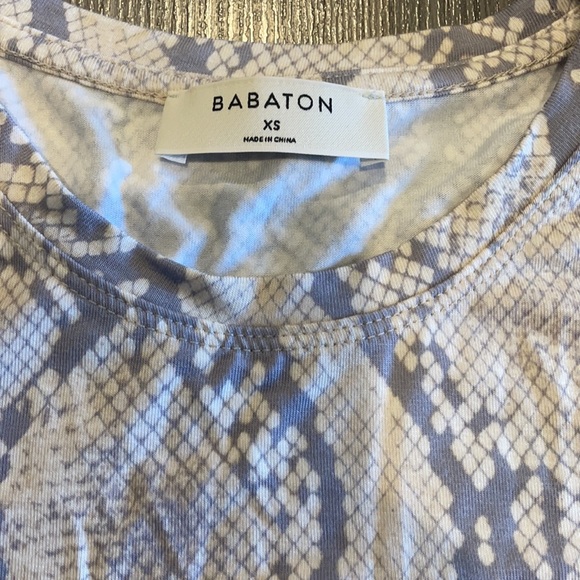 Babaton snake skin t-shirt size xs - Picture 2 of 3